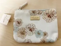 【新品・タグ付き】 PAUL&JOE 花柄 ティッシュポーチ　白