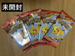 【未開封】マクドナルドハッピーセット ポケモンカード プロモカードパック×4
