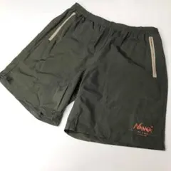 ナンガ×ベイフロー ナイロンハーフパンツ 3サイズ オリーブ系のサムネイル