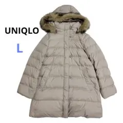 最終価格です！ユニクロ ダウン フェザー コート ジャケット フード取り外し可