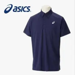 asics トレーニングウェア ドライポロシャツ ネイビー メンズ