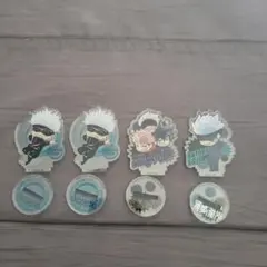 呪術廻戦　五条悟　おこしてでふぉ　ミニアクスタセット