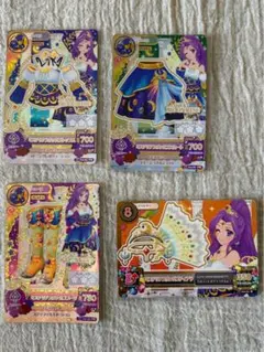 アイカツカード 神崎美月　ミステリアスヴァルゴコーデ　4枚セット