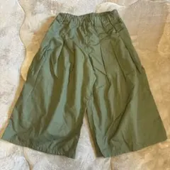 ブランシェス　オリーブグリーン ワイドパンツ 120 ￼一度着用￼