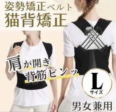 【猫背矯正姿勢サポーター】姿勢補正 背筋ベルト 男女兼用 肩甲骨サポート