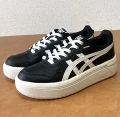 新品‼︎ ASICS JAPAN S ST 厚底 26.5cm 黒/クリームのサムネイル