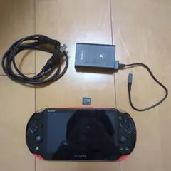 PS Vita 本体 レッド/ブラック 充電器付き