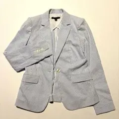 Brooks Brothers シアサッカー テーラードジャケット サイズ2のサムネイル