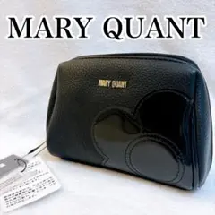 【新品タグ付き✨】マリークワント　マリクワ　ポーチ　お花　ブラック