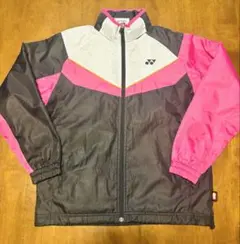 YONEX ウォームアップジャケット J140 黒/ピンク
