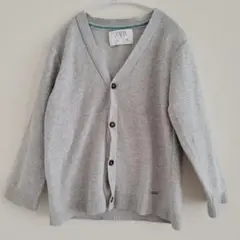 美品　120㎝ ZARA キッズ カーディガン グレー