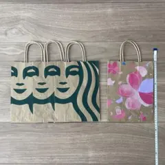 スターバックス ショップ袋 ４枚セット
