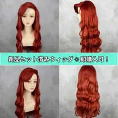フリー出品 アリエル ヒレタイプ リトルマーメイド ウィッグ dハロ仮装