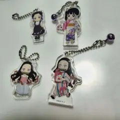 鬼滅の刃 LAWSON限定　極厚アクリルキーホルダー 4種セット