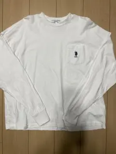 U.S. POLO ASSN. ホワイト長袖Tシャツ Lのサムネイル