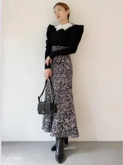 SNIDEL パネルバリエスカート