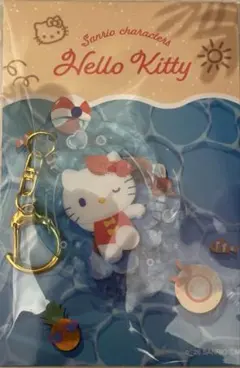 ハローキティ アクリルキーホルダー 夏 サンリオ　キティ