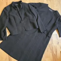 ​21号　Genie Elever 東京ソワール 礼服 喪服 大きい　ブラック