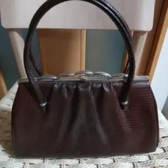 ブラウンレザー ハンドバッグ