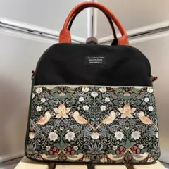 りこちゃん様専用 いちご泥棒（黒）　ボストンバッグ