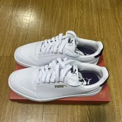 【新品】PUMA ホワイト シャッフルパーフ スニーカー 28.5CM