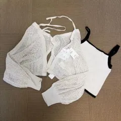 メッシュボレロSET ホワイト レトロガール