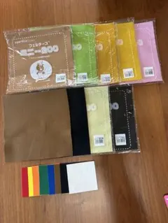 未使用多数 フェルト＆刺繍糸 まとめ売り ハンドメイド資材