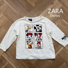 《ZARA》Disney ミッキー 長袖Tシャツ