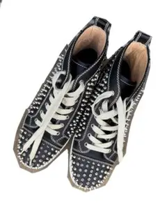 Christian Louboutinスタッズ ハイカットスニーカー40 1/2