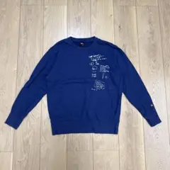 ユニクロ SPRZ NY バスキア スウェットシャツ ブルー S MoMA