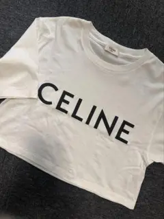 CELINE ホワイト クロップド Tシャツ XSのサムネイル