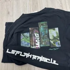 LEFLAH グラフィック長袖ロンT ブラックのサムネイル