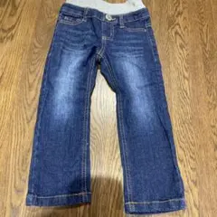 MPS ダークブルー ストレートデニムパンツ 100cm