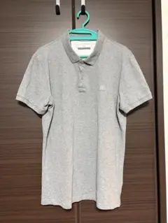 【激安/美品】CalvinKlein カルバンクライン　ポロシャツ　グレー　L