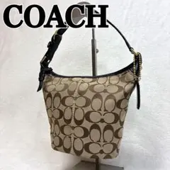 美品】 COACH コーチ シグネチャー スモールホーボー 6266 - メルカリ