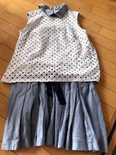 襟付きレースワンピースのサムネイル
