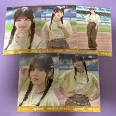 乃木坂46 個別生写真 伊藤理々杏 不道徳な夏 アンダー楽曲 5種コンプ 美品