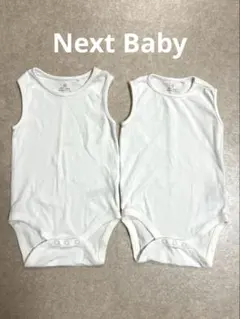 next baby ロンパース ノースリーブ 2枚セットのサムネイル
