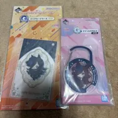 一番くじウマ娘 Ｇ賞 アクリルカラビナ クリアカードケース　ライスシャワーのサムネイル