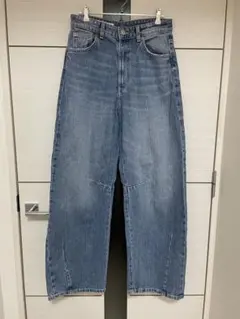 ZARA TRF BAGGY BALLOON デニムパンツ　34