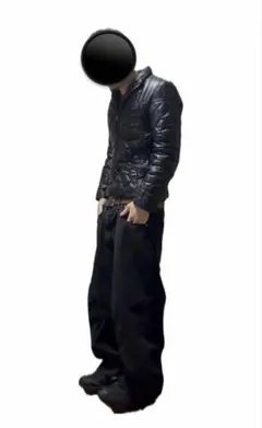 Y2K 光沢 短丈 ダウンジャケット 平成 ギャル男archive swag