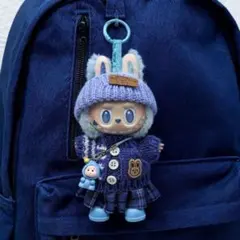 ラブブ洋服Labubuぬいぐるみ着17cm着せ替え服ぬい服　5点セット　レッドのサムネイル