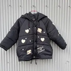 ベティブープ ブラック 中綿コート メゾピアノ