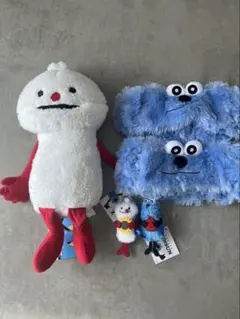 パペットスンスン BIG ぬいぐるみ ＋ヘアターバン2個＋マスコット2種セット