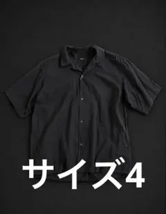 COMOLI KHADIコットン 半袖オープンカラーシャツ 26ss サイズ4のサムネイル