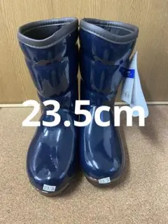 新品弘進婦人防寒長靴　紺　23.5㎝ピンスパイク底　マリアン6211 滑りにくい