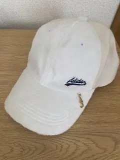 adidas ホワイトキャップ フリーサイズ