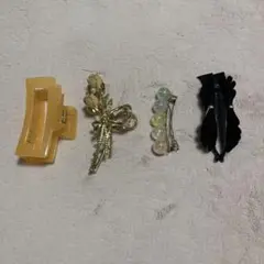 ヘアクリップセット 4点