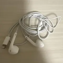 Lightning接続 イヤフォン ホワイト