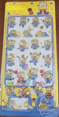 ミニオンズ　 立体シール 1シート